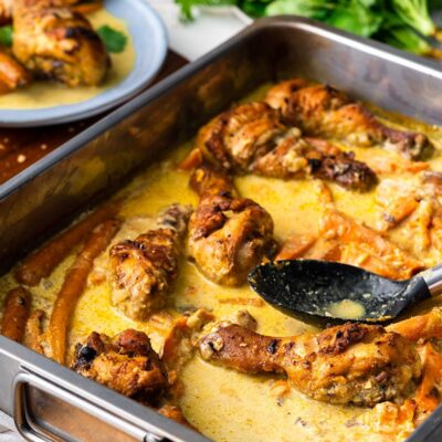 Chicken Cheese Handi
