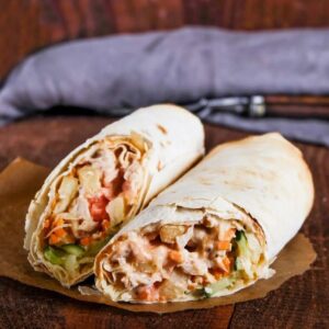 Chicken Cheese Zinger Shawarma