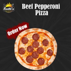 Beef Pepperoni Pizza